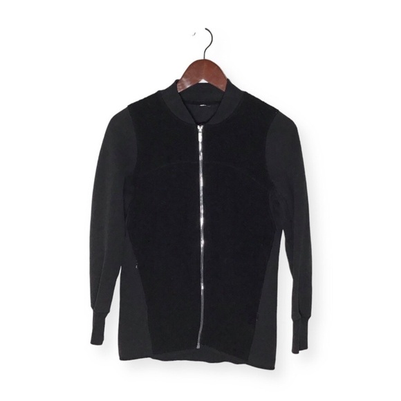 Lululemon Stand Out Sherpa Jacket in Black Size 4. - Picture 1 of 13